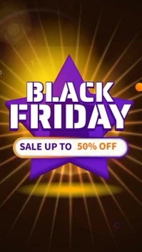 Black Friday Sale Ads Video Instagram-verhaal template