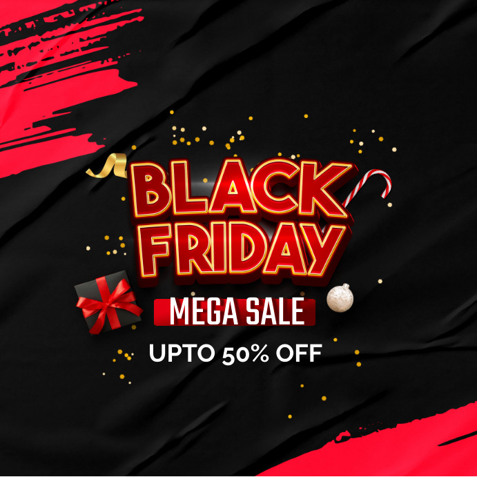 Black Friday Sale Banner Template PosterMyWall