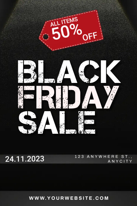 Black Friday Sale Template | PosterMyWall