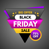 black friday sale Instagram-Beitrag template