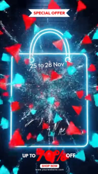 black friday sale Instagram Story template