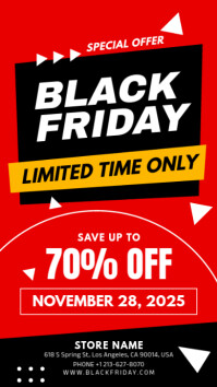 black friday sale Instagram Story template