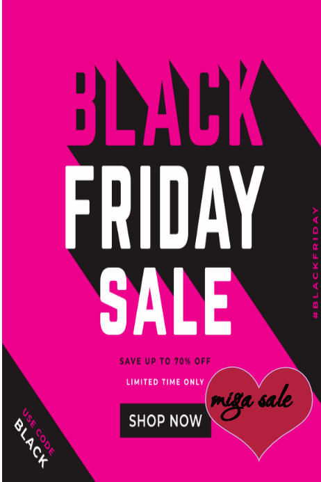 Black Friday sale Template | PosterMyWall