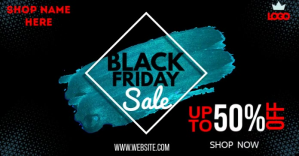 BLACK FRIDAY SALE Reklama na Facebooka template