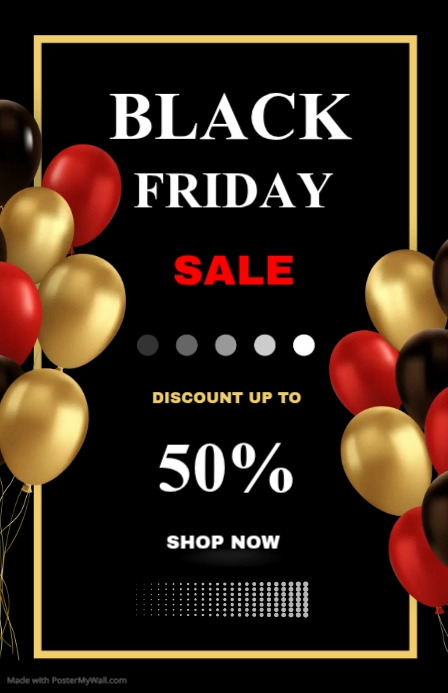 Black Friday Sale Template | PosterMyWall