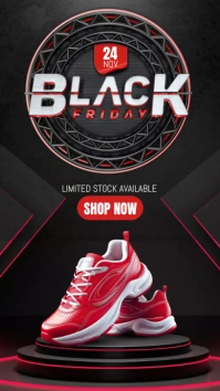 black friday sale Instagram Story template