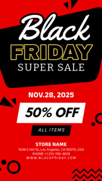 black friday sale Instagram Story template