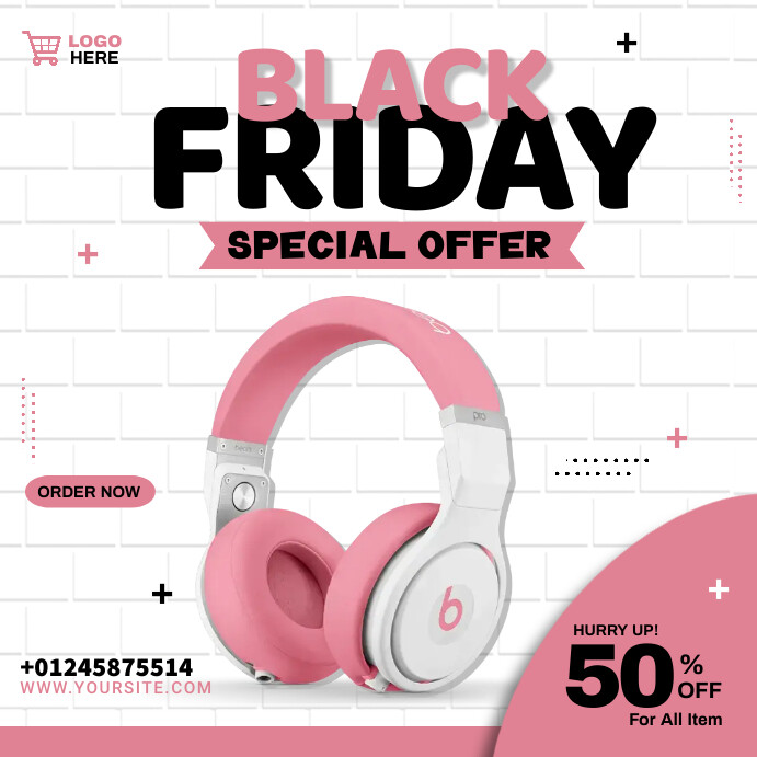 black Friday sale Vierkant (1:1) template