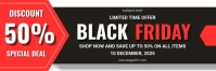 Black Friday Sale Twitter-header template