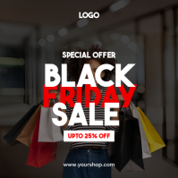 Black Friday sale Instagram Post template