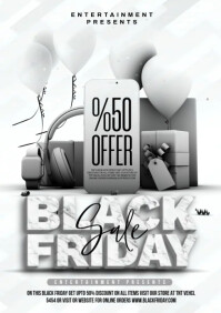 Black friday sale A5 template