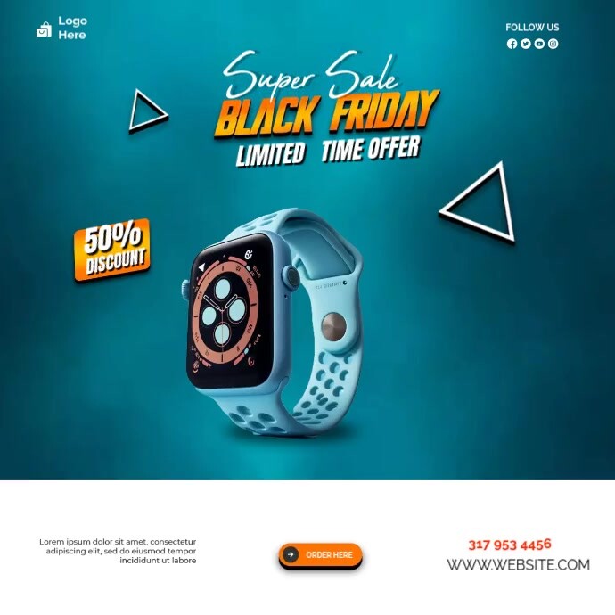 Black Friday Sale Template | PosterMyWall