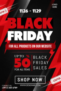 Black Friday Sale Poster template