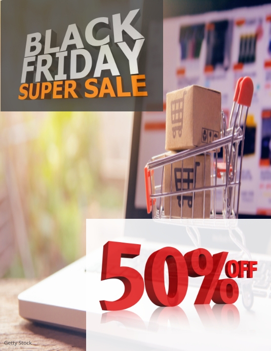 Black Friday sale Template PosterMyWall