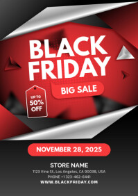 black friday sale A4 template