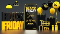 black Friday sale Digital Display (16:9) template