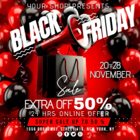 Black Friday Sale Kwadrat (1:1) template