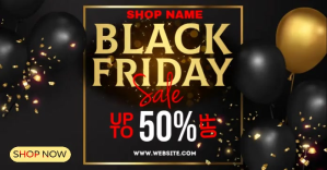 BLACK FRIDAY SALE Anuncio de Facebook template
