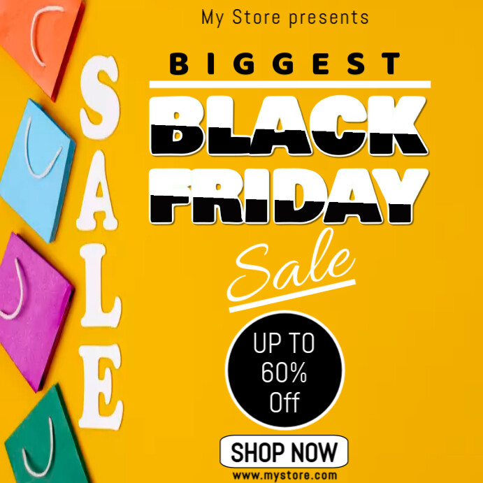 Black Friday Sale Template PosterMyWall