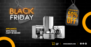 black Friday sale Anuncio de Facebook template