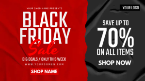 Black friday sale Digital Display (16:9) template