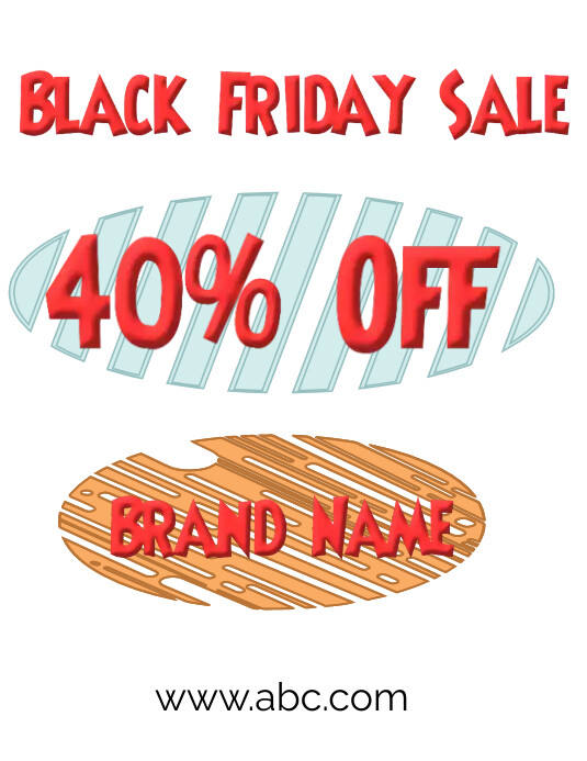 Black Friday Sale Template PosterMyWall