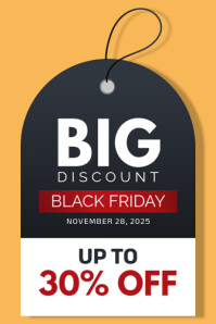 black friday sale Poster template