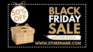 Black Friday Sale Digital Video Template Presentation (16:9)