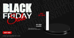 Black Friday Sale Facebook Ad Post Design template