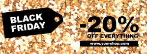 Sort Black Friday Sale Copertina Facebook Template