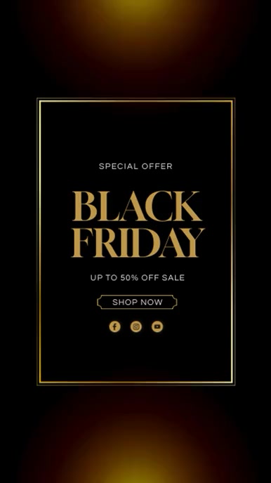 Black Friday Sale IG Story Instagram Reel template