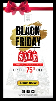 black friday sale instagram story template