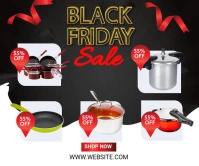 Black Friday Sale Large Rectangle Groot Reghoek template
