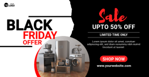 Black Friday Sale Off Facebook Image template