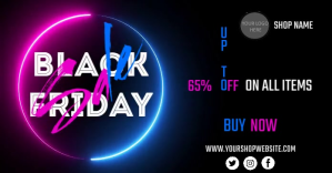 black friday sale off template Facebook Ad