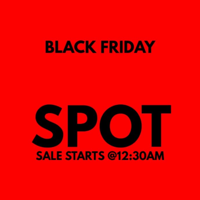 Black Friday Sale Post Template Wpis na Instagrama