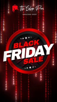 Black Friday Sale Poster Instagram Reel template