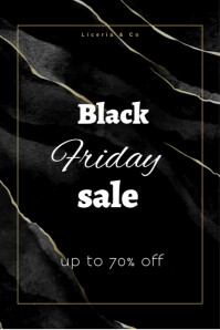 Black Friday Sale Poster template