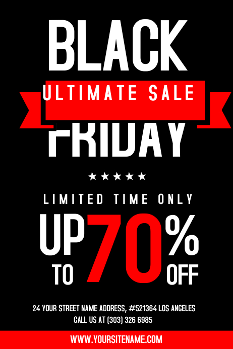 Customize 230+ Black Friday Poster Templates  PosterMyWall Customize 230+ Black Friday Poster Templates  PosterMyWall