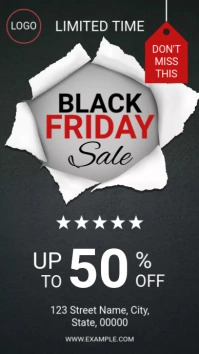 Black Friday Sale Story template