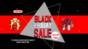 Black Friday Sale Twitter Post template
