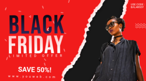 Black Friday Sale Twitter Post template