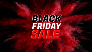 Black Friday Sale Video Cover Color Explosion Facebook-covervideo (16:9) template