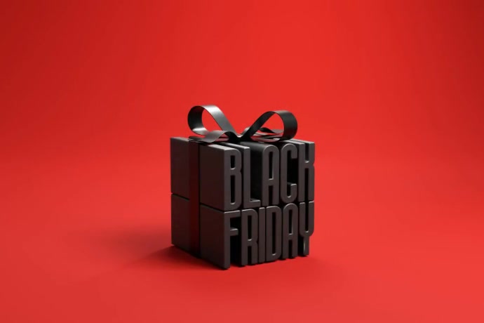 BLACK FRIDAY SALE VIDEO Affiche template