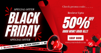 black Friday sales auf Facebook geteiltes Bild template