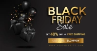 black friday sales Gedeelde afbeelding op Facebook template