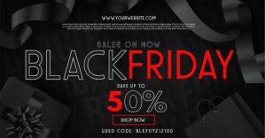 Black Friday Sales On ads Facebook begivenhed cover template