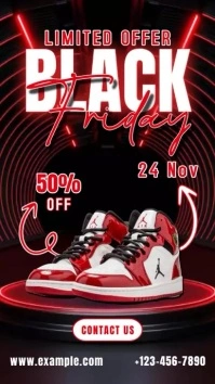 Black Friday Sneaker Sale Instagram Story template