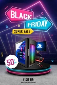 Black Friday Special Offer Poster template