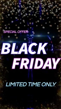 Black Friday Special Offer Video Instagram Story template